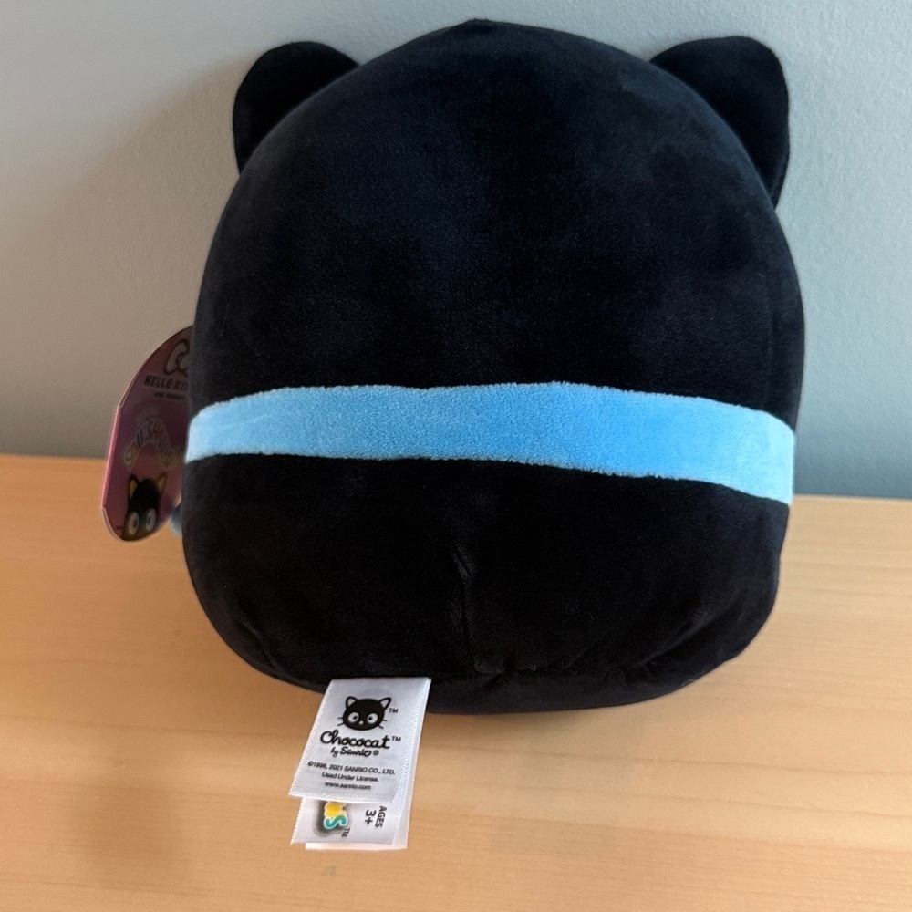 Squishmallows Black and Yellow Cat Plush - Picture 3 of 5